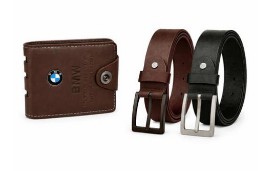 Men's belt wallet sun glass with gift pack