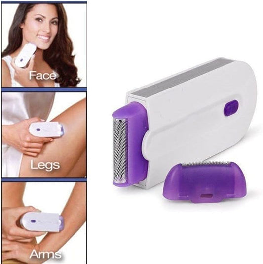 Rechargeable Epilator Remover Smooth Touch Hair Removal Instant Pain Free Razor Sensor