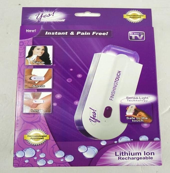 Rechargeable Epilator Remover Smooth Touch Hair Removal Instant Pain Free Razor Sensor