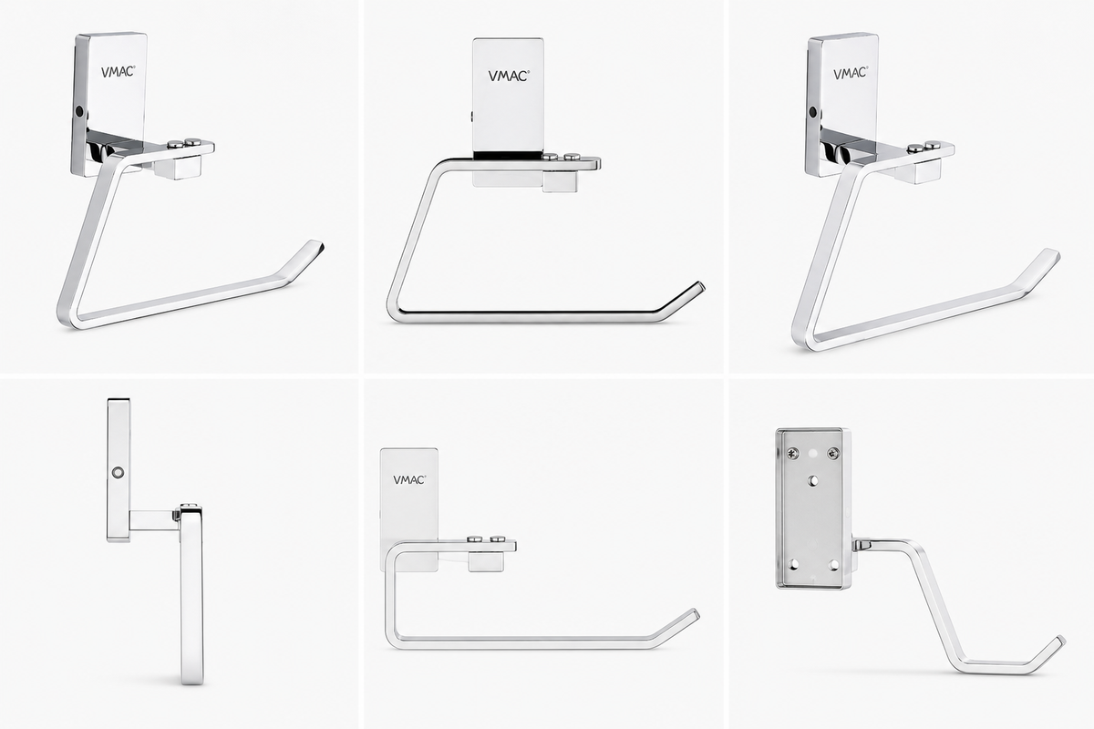 Wall Mounted Toilet Paper Holder – Modern Bathroom Tissue Rack VAMC