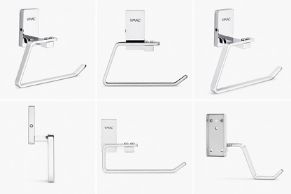 Wall Mounted Toilet Paper Holder – Modern Bathroom Tissue Rack VAMC