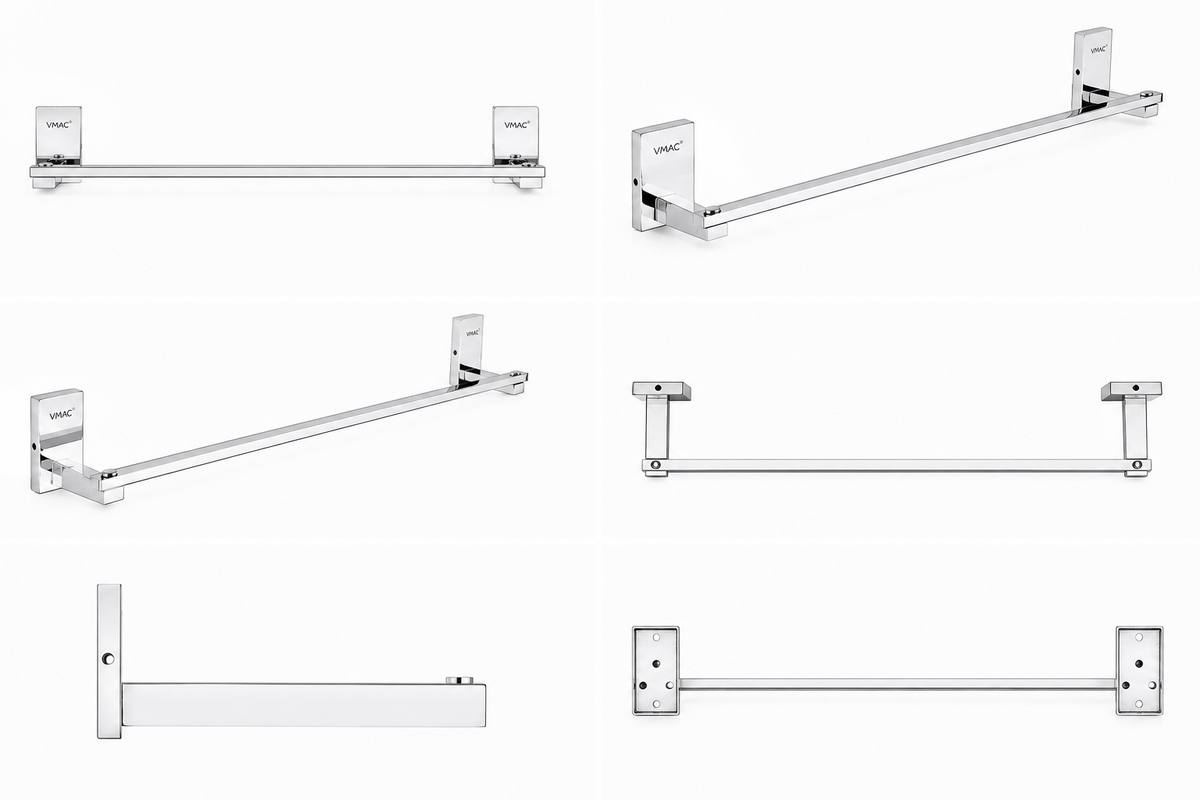 Mounted Wall Towel Bar  Modern Bathroom Towel Rack VAMC