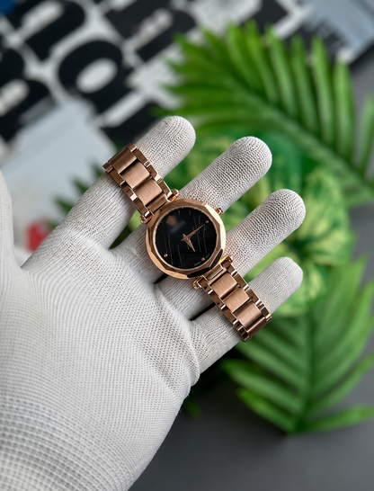 Versace Luxury Rose Gold Women’s Analog Wrist Watch – Elegant Stainless Steel Bracelet