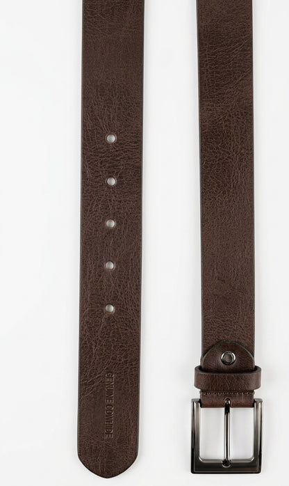 Genuine Leather Belt &amp; Wallet-(Bull Rock)