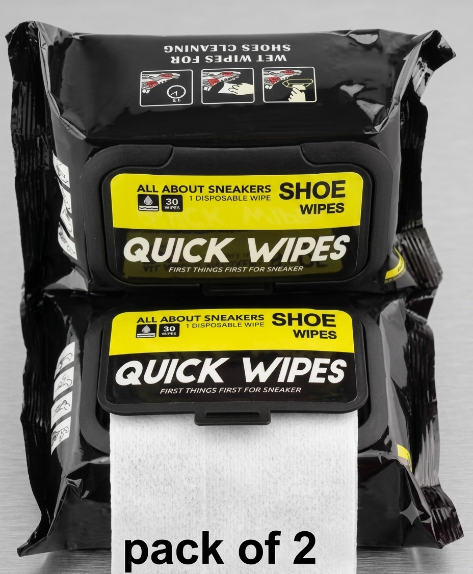Shoe Cleaning Wipes-2 Packs of 160 - Portable Sneakers  Wipes Quickly Remove Dirt & Stains