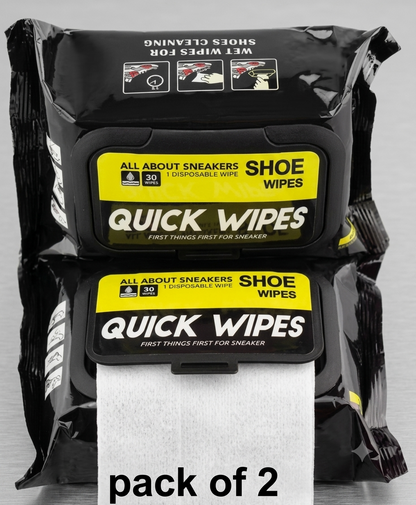 Shoe Cleaning Wipes-2 Packs of 160 - Portable Sneakers  Wipes Quickly Remove Dirt & Stains