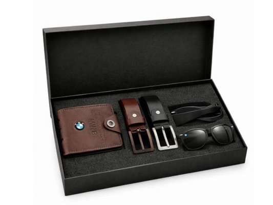 Men's belt wallet sun glass with gift pack