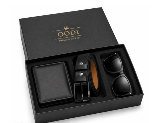 Men's belt, wallet and sun glass-(OODI)