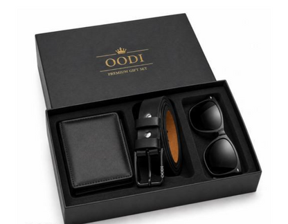 Men's belt, wallet and sun glass-(OODI)