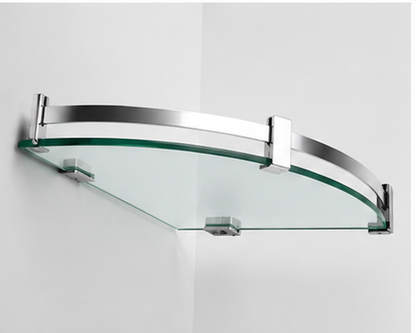 Corner Glass Wall Steel Shelf VMAC